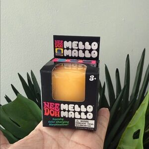 VIRAL Nee Doh Mello Mallo YELLOW Squishy Toy
